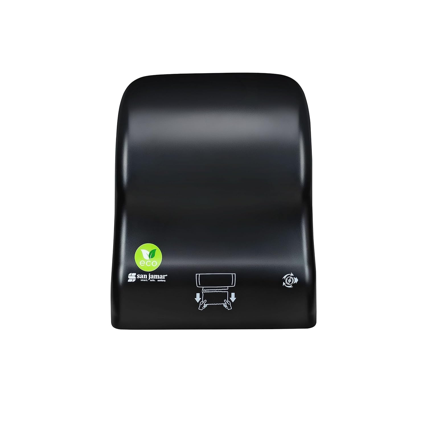 San Jamar Ecologic Recycled Plastic Paper Towel Dispenser Black