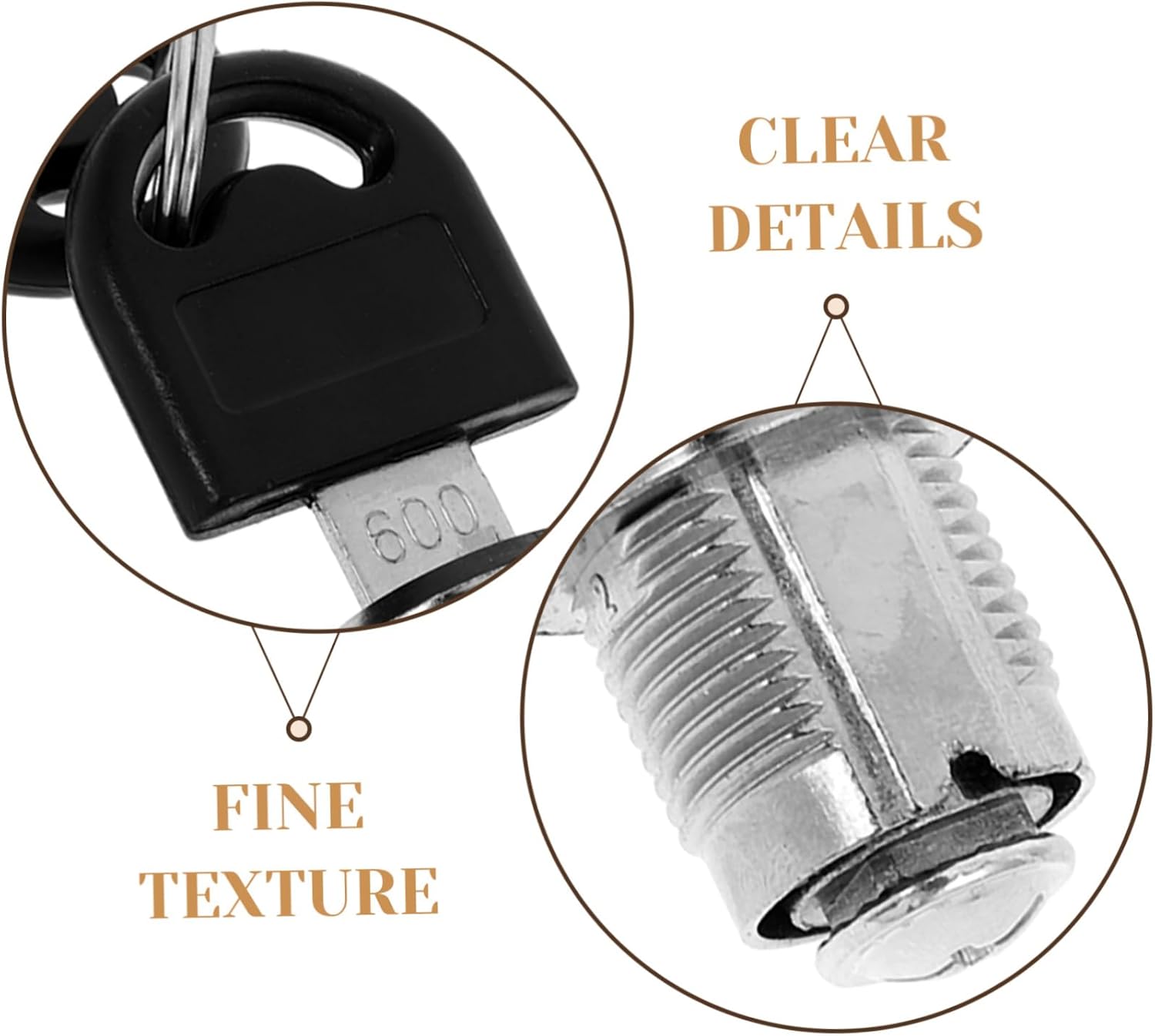 GARVALON Commercial Toilet Paper Dispenser Key with Stainless Steel Security