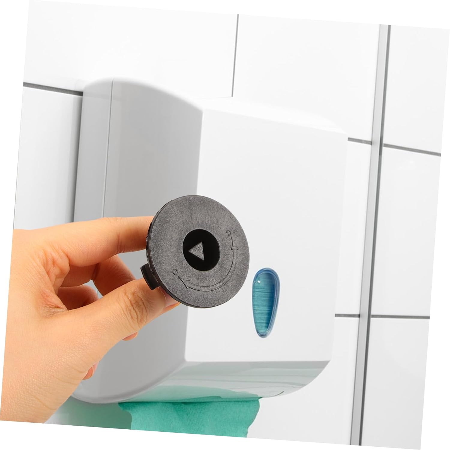 Stylish Plastic Tissue Box Holder Commercial Toilet Paper Dispenser Locks