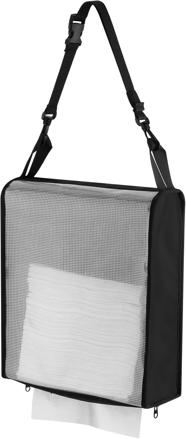 Hanging Camping Paper Towel Holder with Adjustable Strap