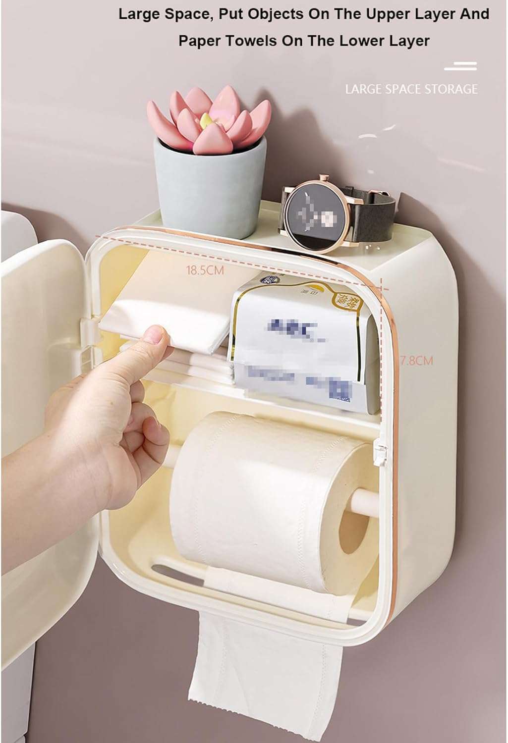 Commercial Paper Towel Dispenser Wall Mount with Aroma and Storage