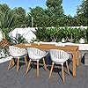   Brampton-Patio-Brampton-Venice-7-Piece-Outdoor-Rectangular-Dining-Table-Set-Teak-Finish-Ideal-for-Patio-and-Indoors-White