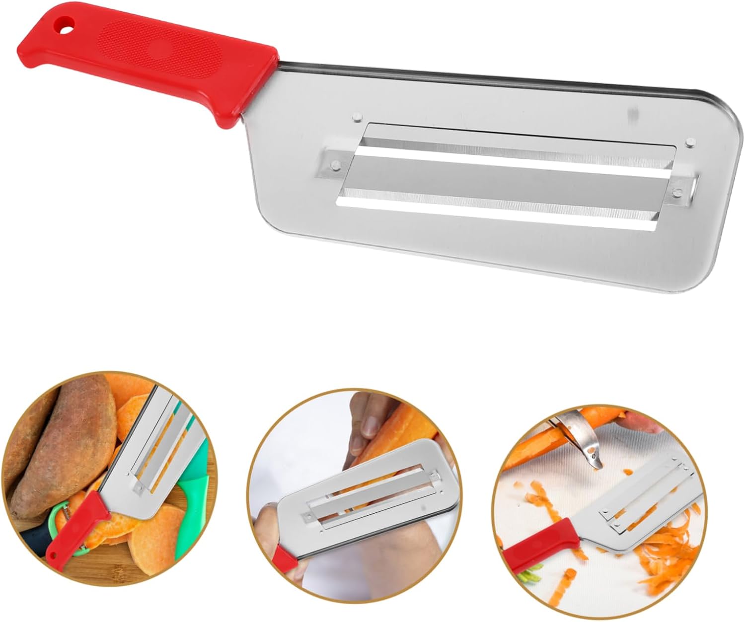 Cabilock Red Handle Vegetable Slicer
