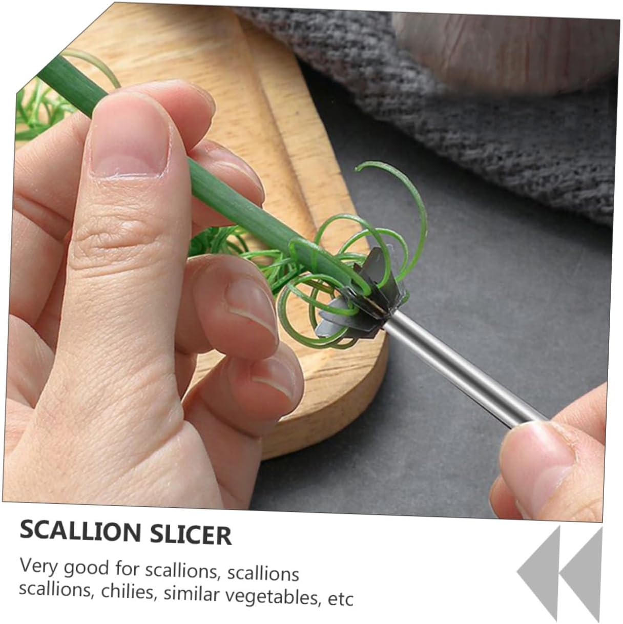 Scallion Slicer 1pc Green Onion and Scallion Tool Portable Kitchen Essential