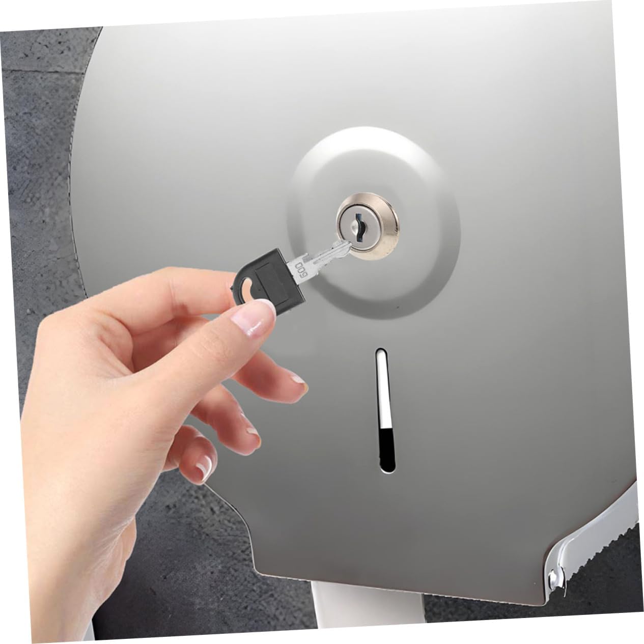 Zerodeko Dispenser Key Stainless Steel Replacement for Home Office Use