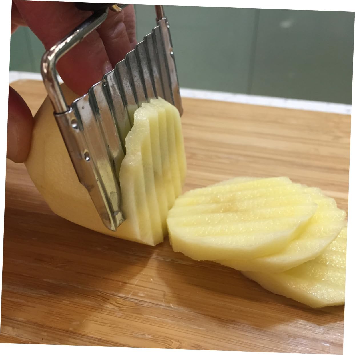 COLLBATH Stainless Steel Crinkle Cutter