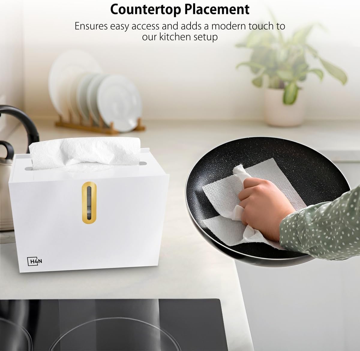 Compact Paper Towel Dispenser with Single Sheet Dispensing