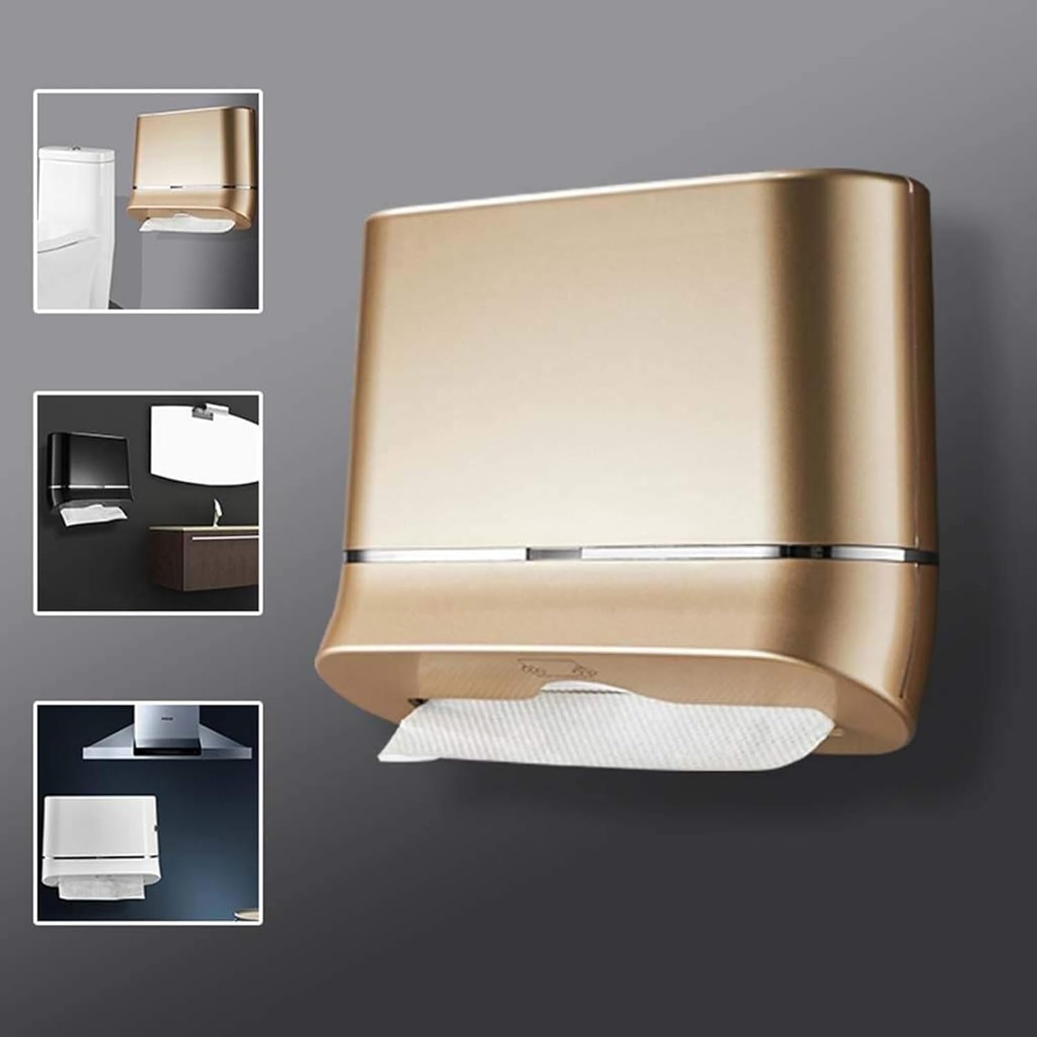 Time-Saving Wall-Mounted Dispenser with Smooth Exit and Lock
