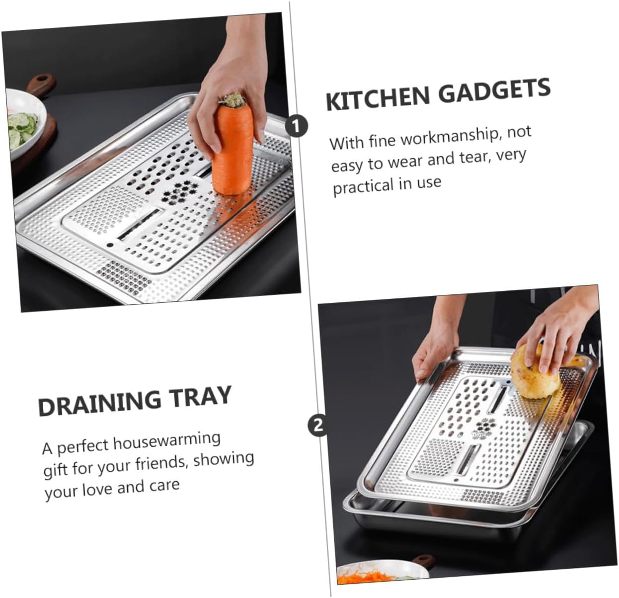 High-Quality Stainless Steel Grating Plates Kit by COLLBATH Tool