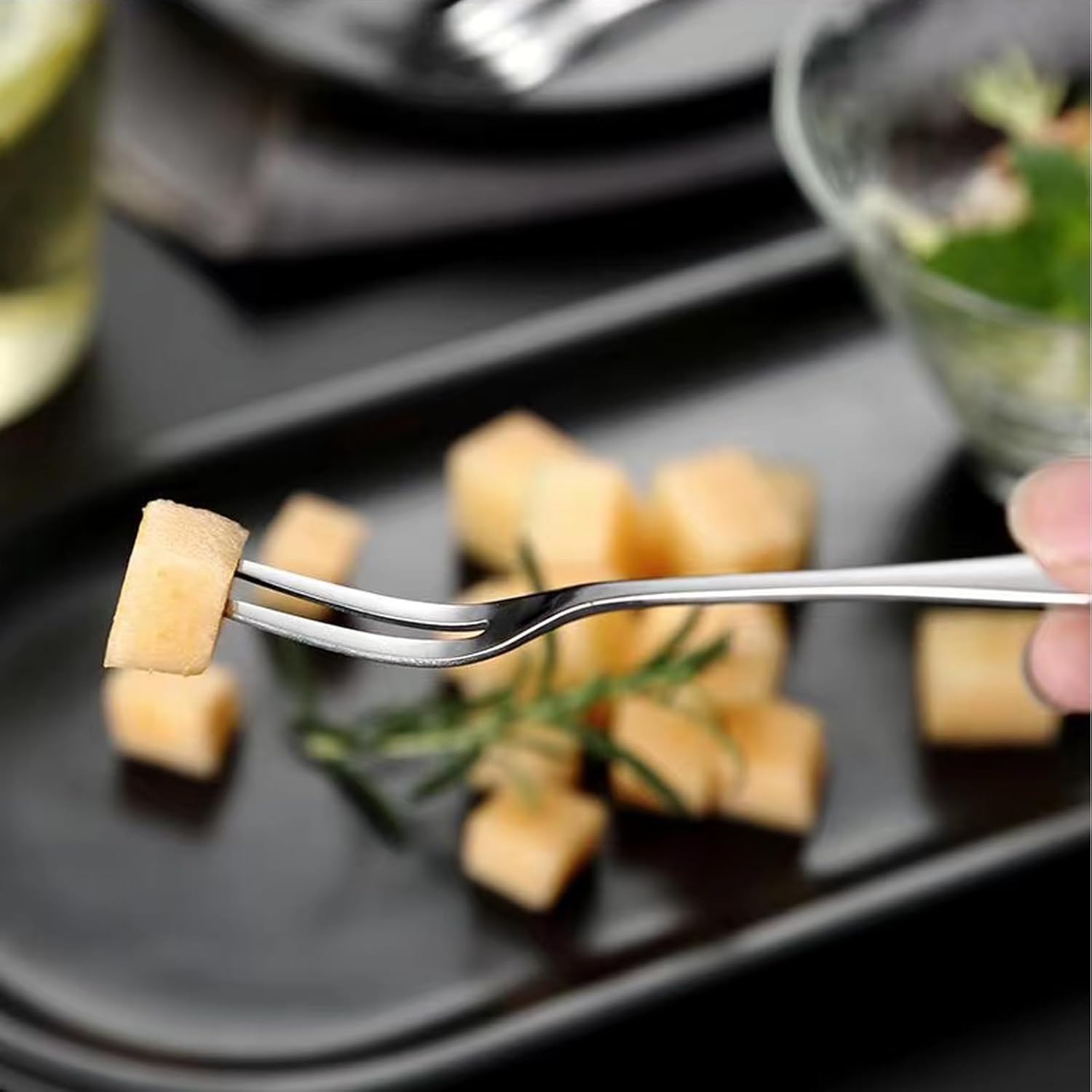 Deluxe Stainless Steel Fruit Forks