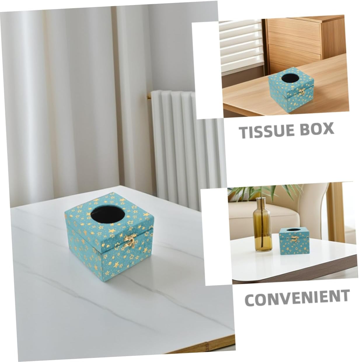 Elegant Retro Tissue Box Covers for Home Bathroom