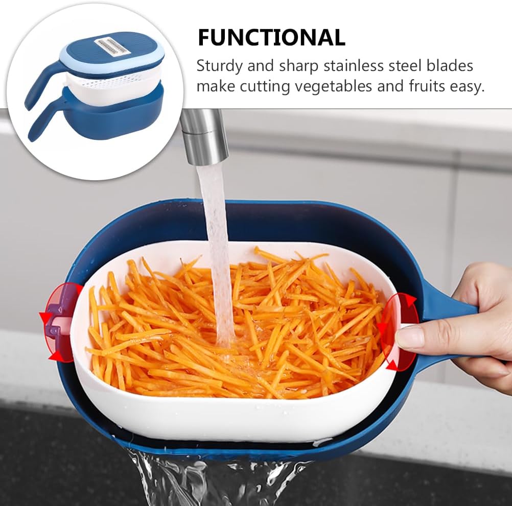 Garneck 1pc Heat-Resistant viaChopper Vegetable Fruit Slicer Multifunctional Kitchen Tool