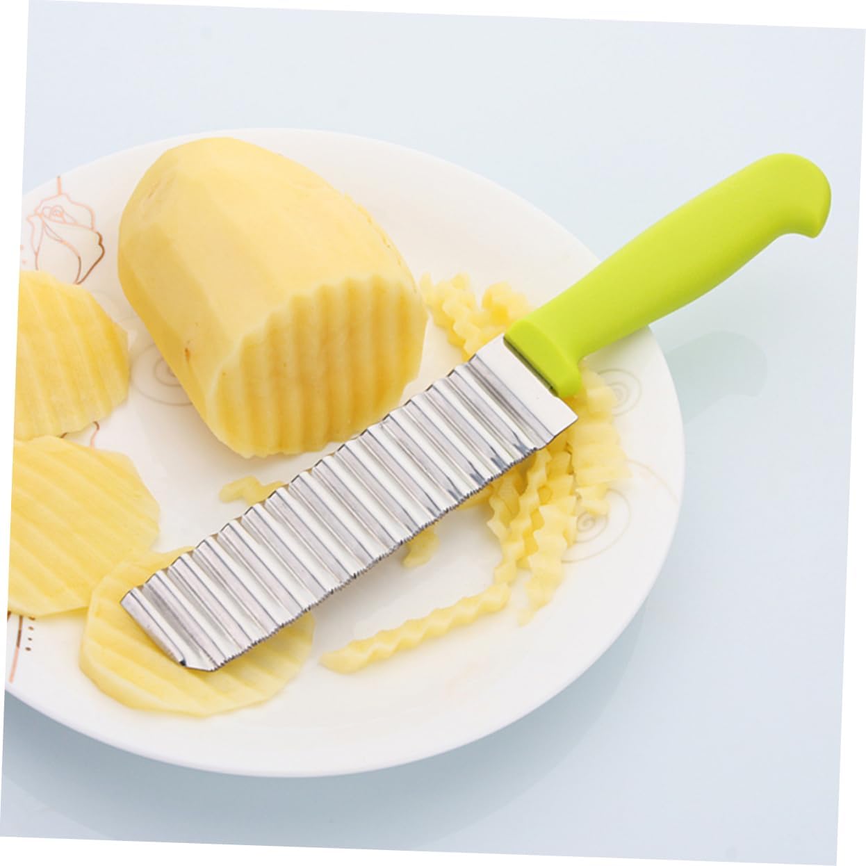 Stainless Steel Potato Freyr Cutter -Professional Kitchen Chopper for Potatoes More