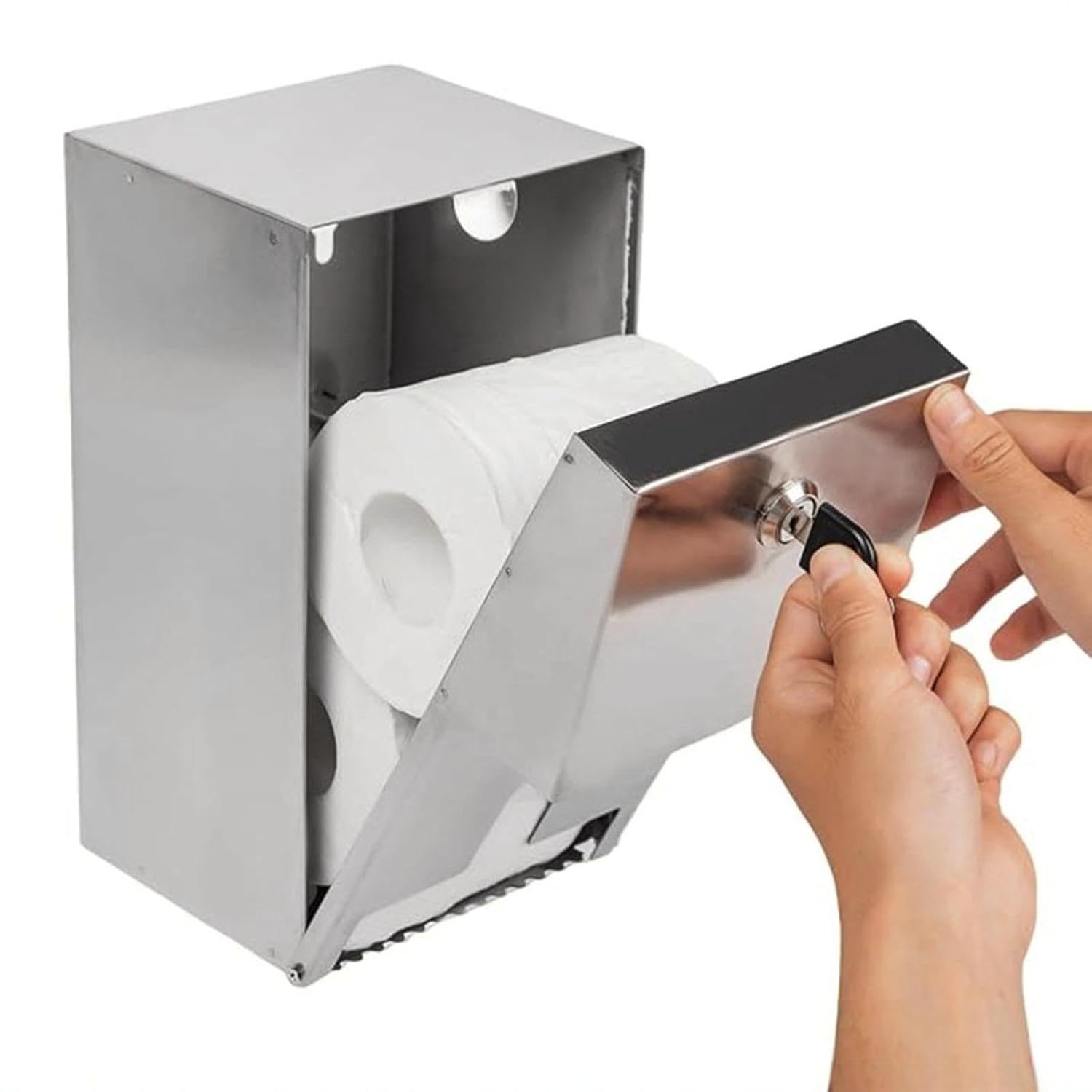 Commercial Toilet Tissue Dispenser with 2 Roll Capacity
