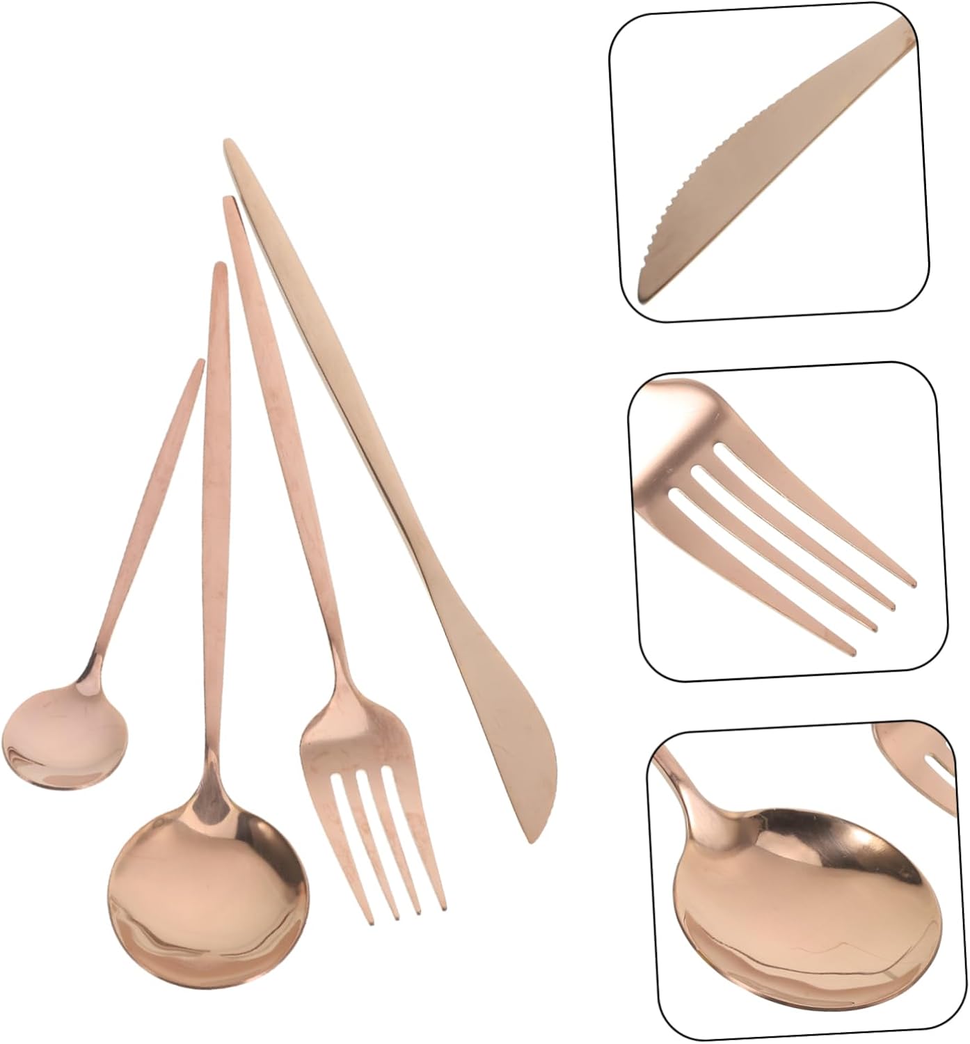 SKISUNO Versatile Stainless Steel Cutlery Set