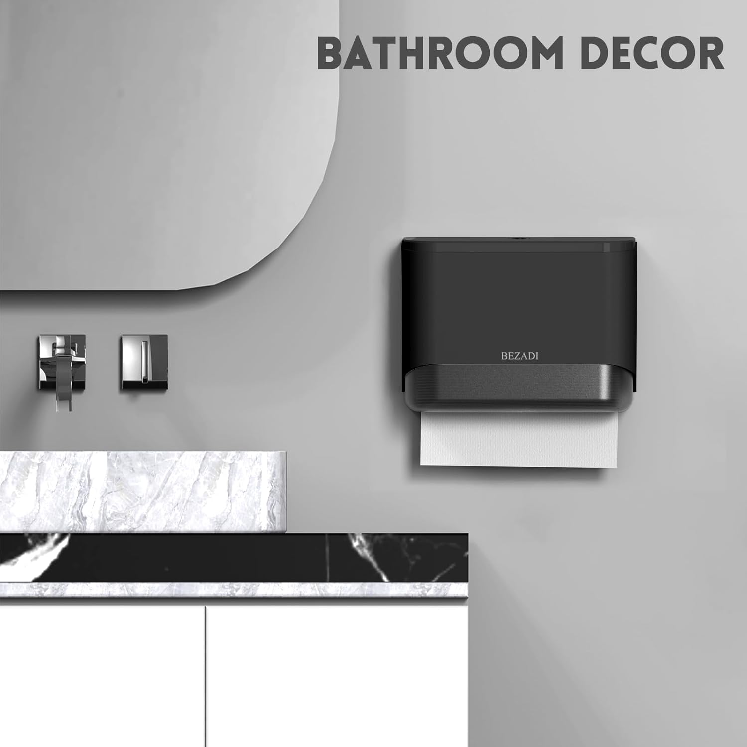 Wall-Mounted Large Capacity Tissue Dispenser