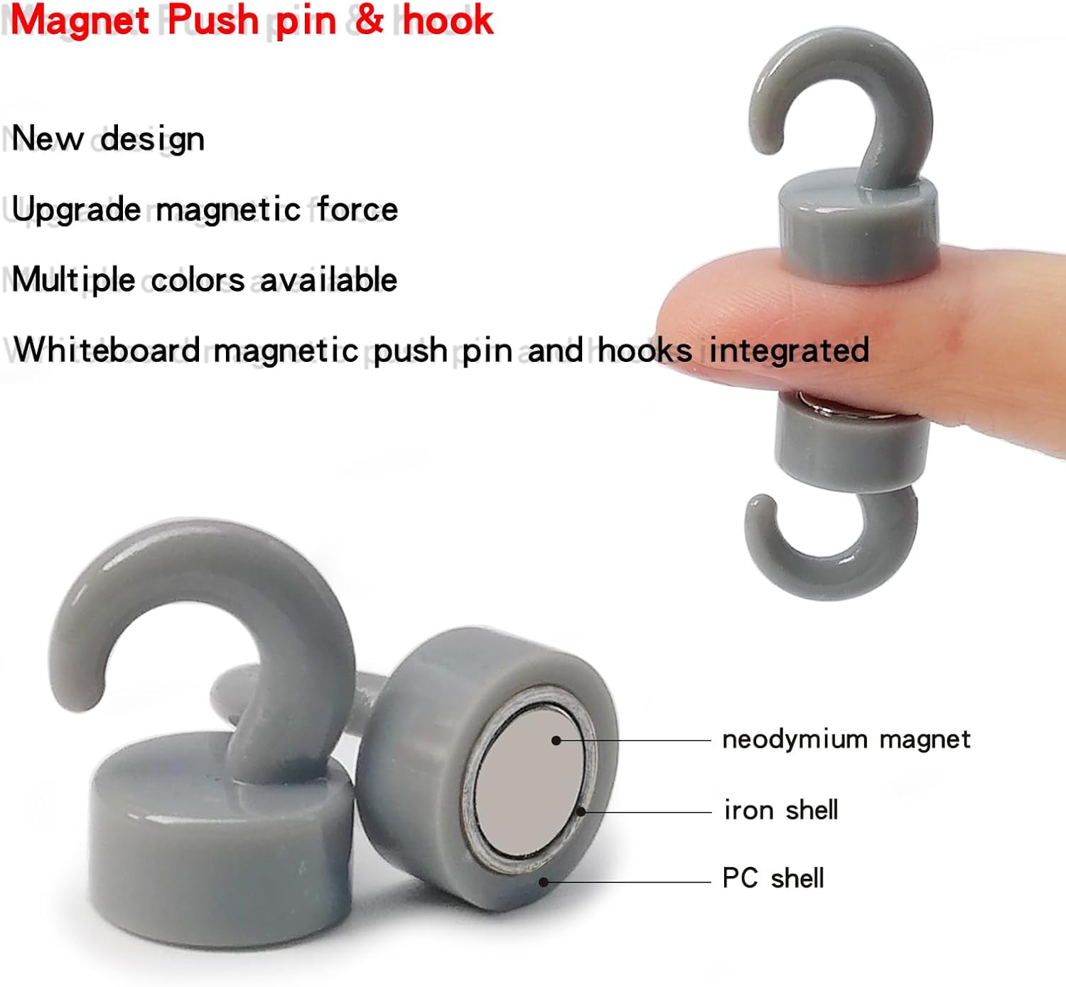 Cute Magnetic Hooks for Your Home or Office