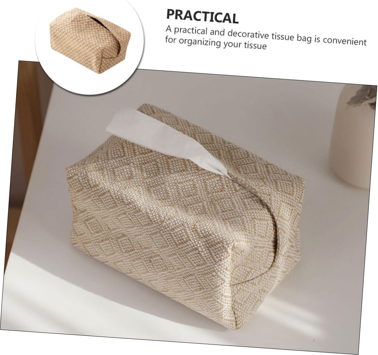 Fonotin Novel Tissue Holder Box Smooth Napkin Container