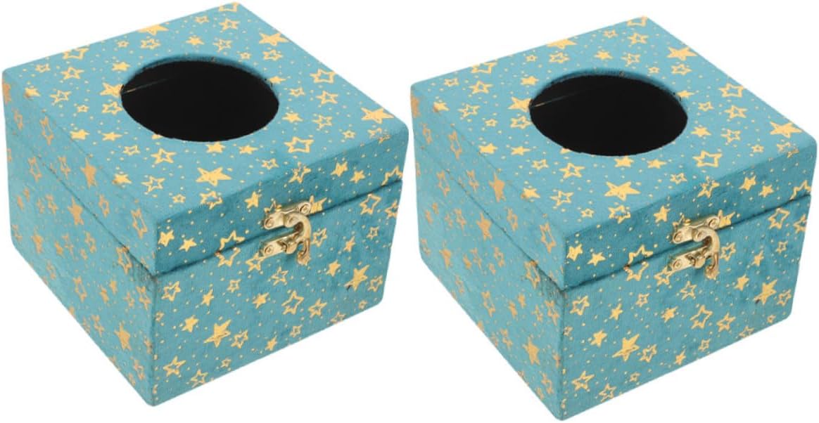 Elegant Retro Tissue Box Covers for Home Bathroom
