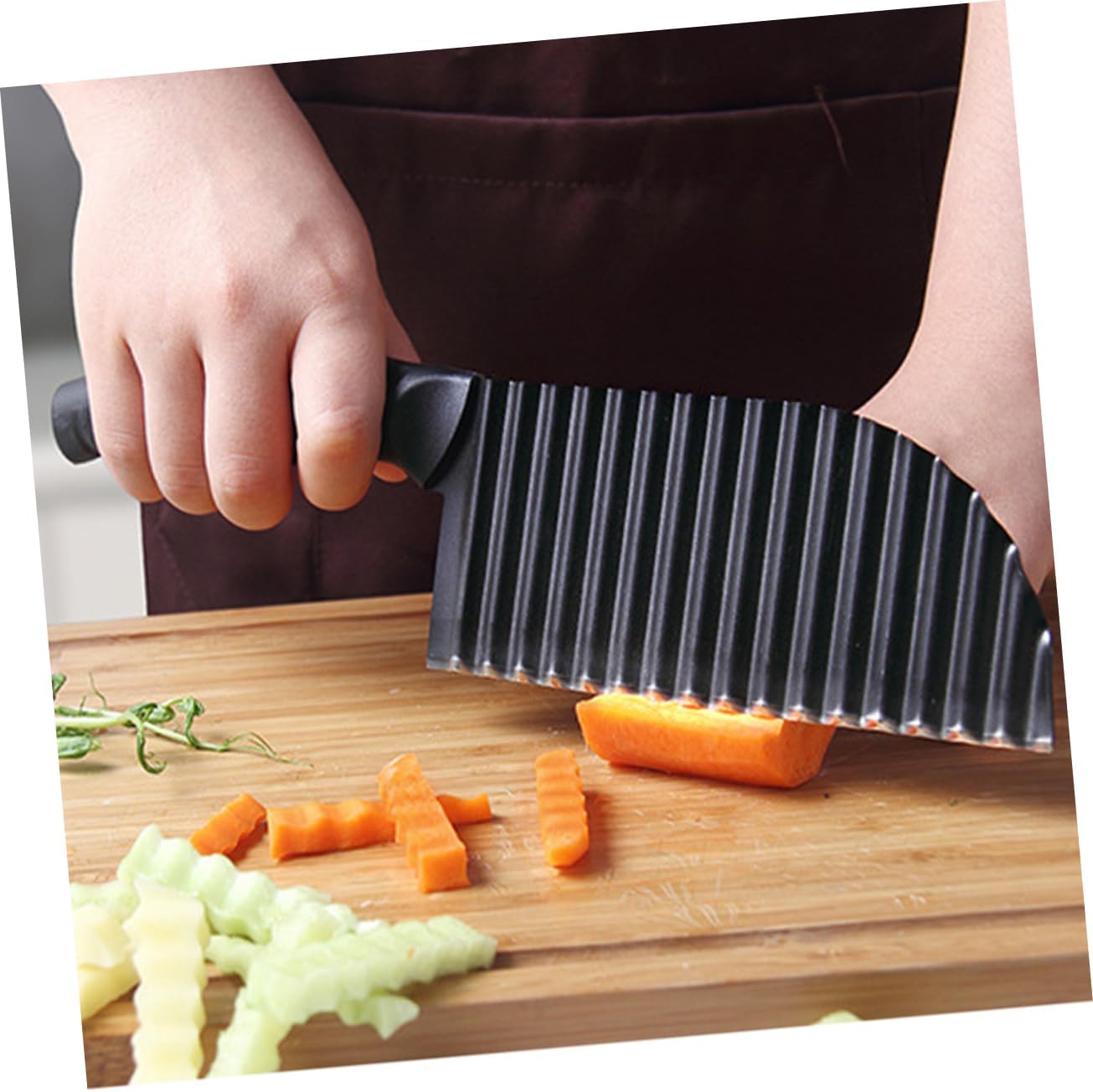 Stainless Steel Wavy Slicer for Potatoes More