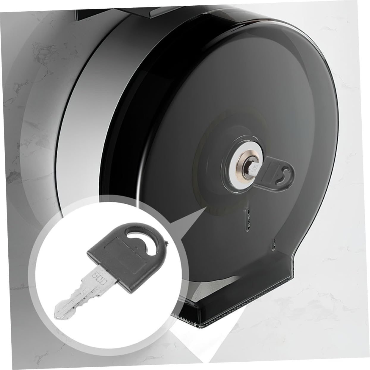 2pcs Stainless Steel Toilet Paper Dispenser Key Replacement