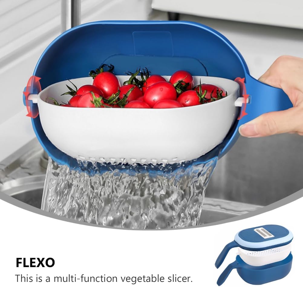 Garneck 1pc Heat-Resistant viaChopper Vegetable Fruit Slicer Multifunctional Kitchen Tool