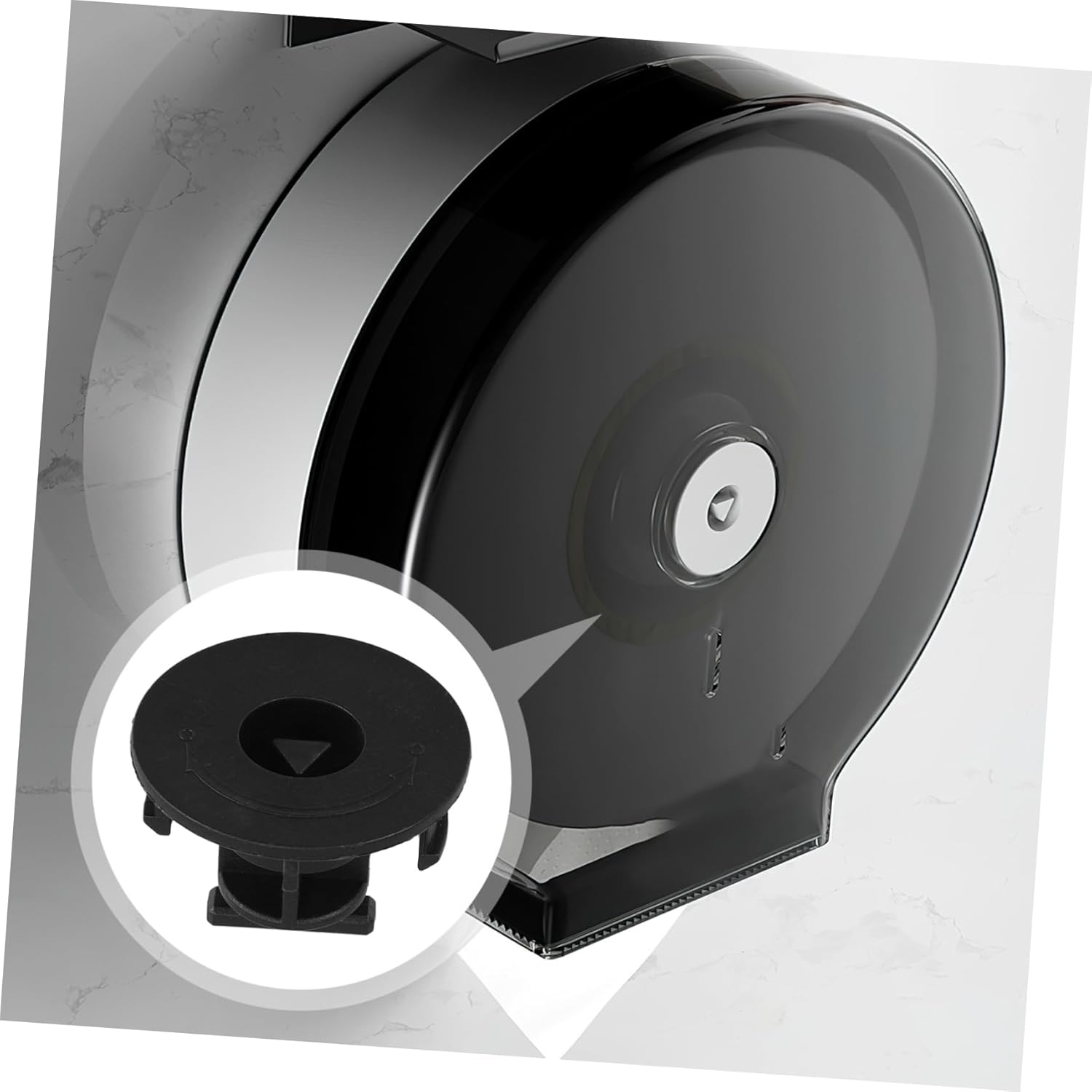 MUCKLILY Multi-Function Paper Dispenser Lock 2 Pack