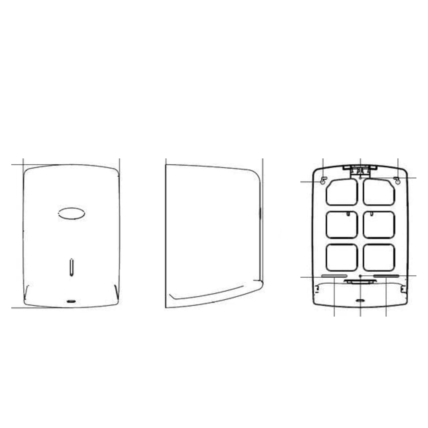 San Jamar Jofel Valor 8-Inch Paper Towel Dispenser