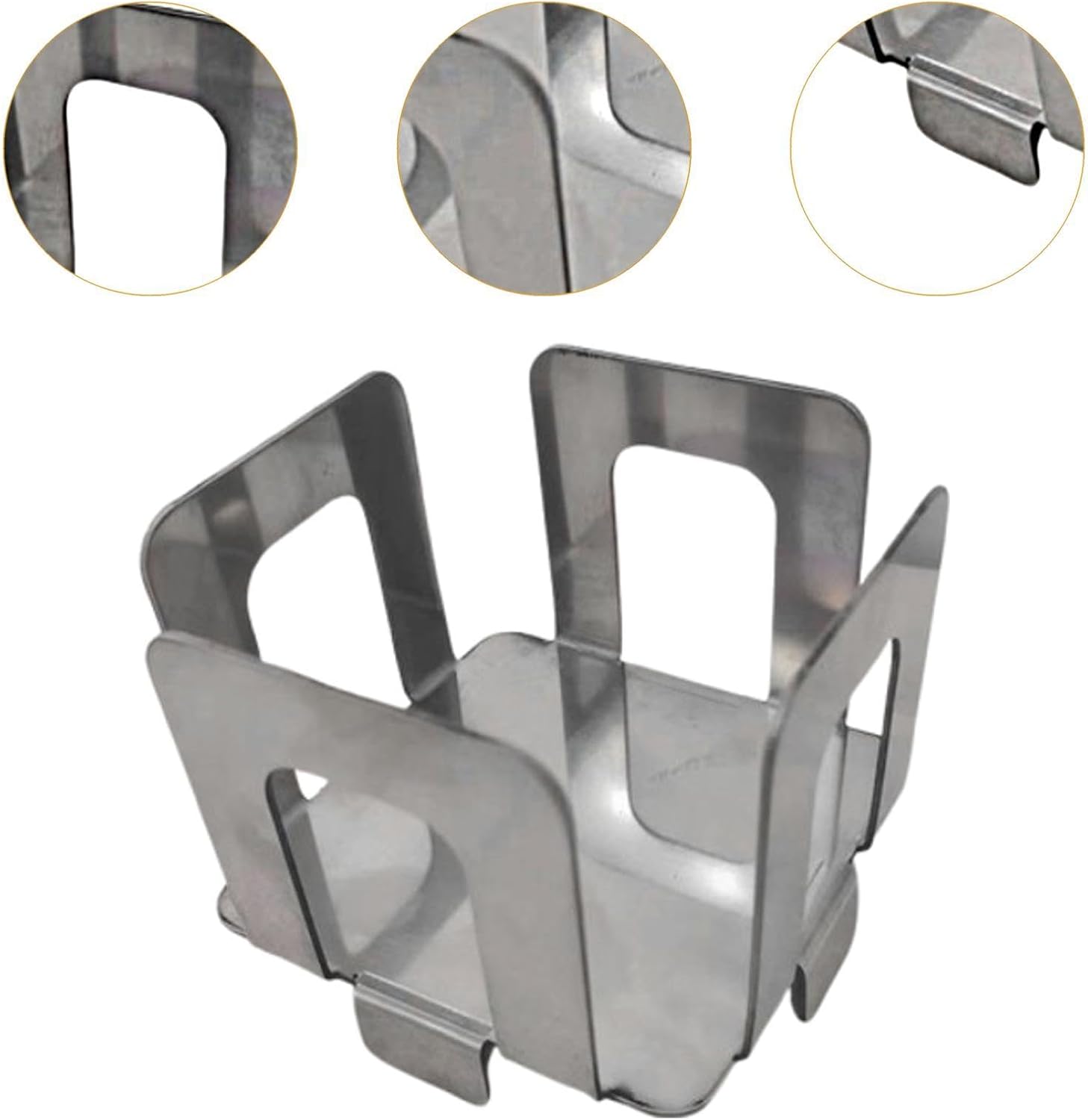 Yajuyi Square Napkin Holder Durable Organizer for Kitchen Dining