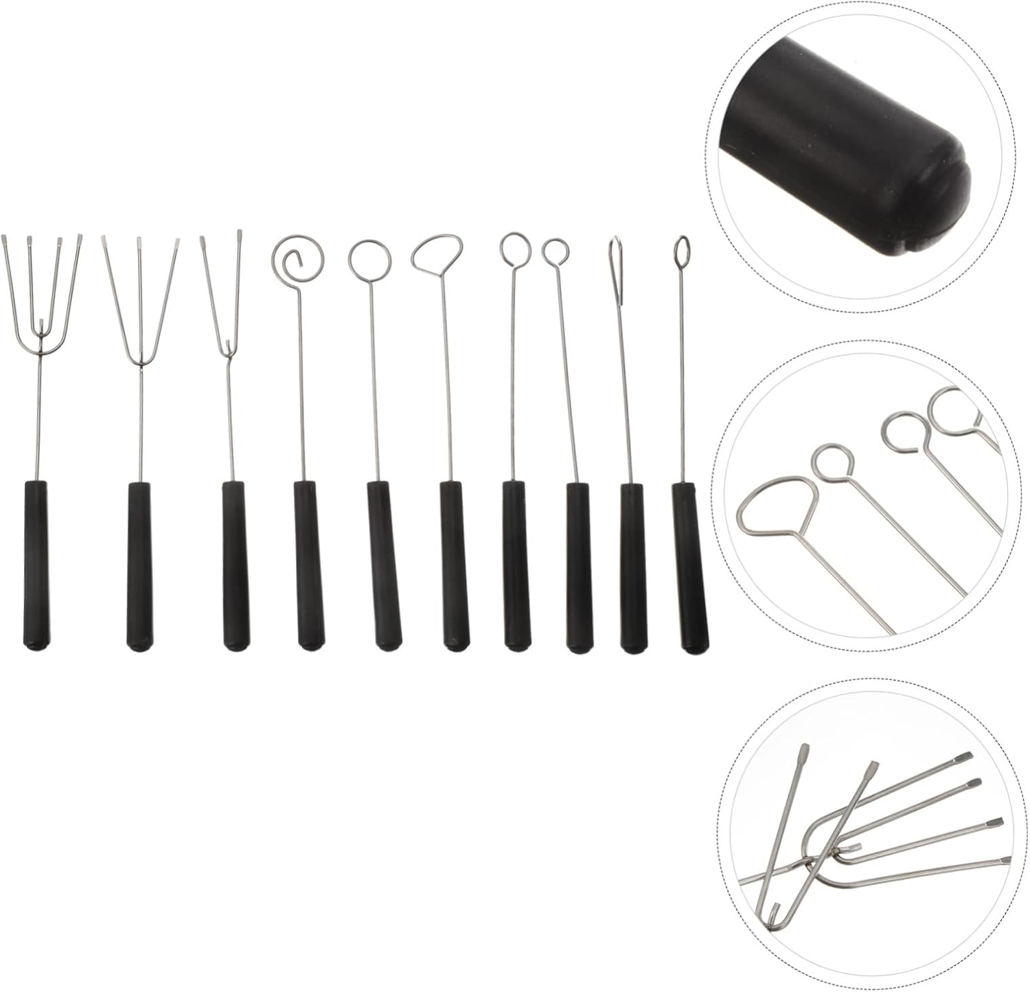 PrettyZoom 10-Piece Chocolate Dipping Fork Set