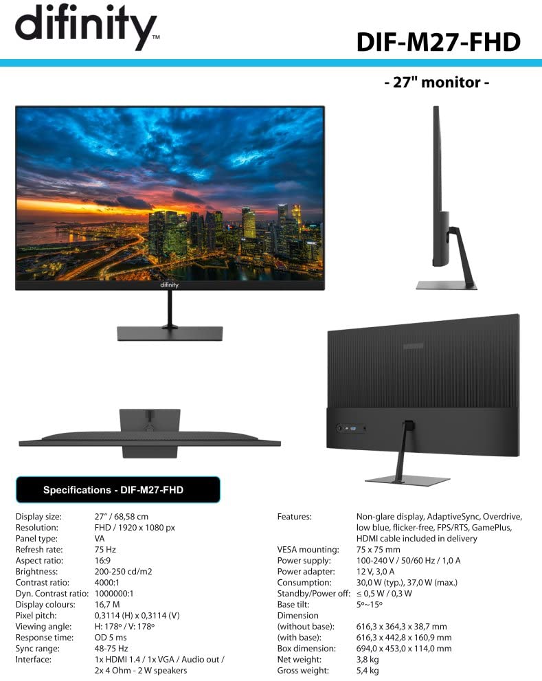 Komplett PC Set Intel i7 6700 8-Thread 4.00 GHz Business Office Multimedia Computer mit 3 Jahren Garantie! | 27-Zoll 5ms Full-HD | 32GB | 1TB SSD | DVD±RW | USB3 | Windows 11 Prof. |#7158 – Bild 5