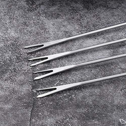 Stainless Steel Fondue Fork Set with Handle for Kitchen