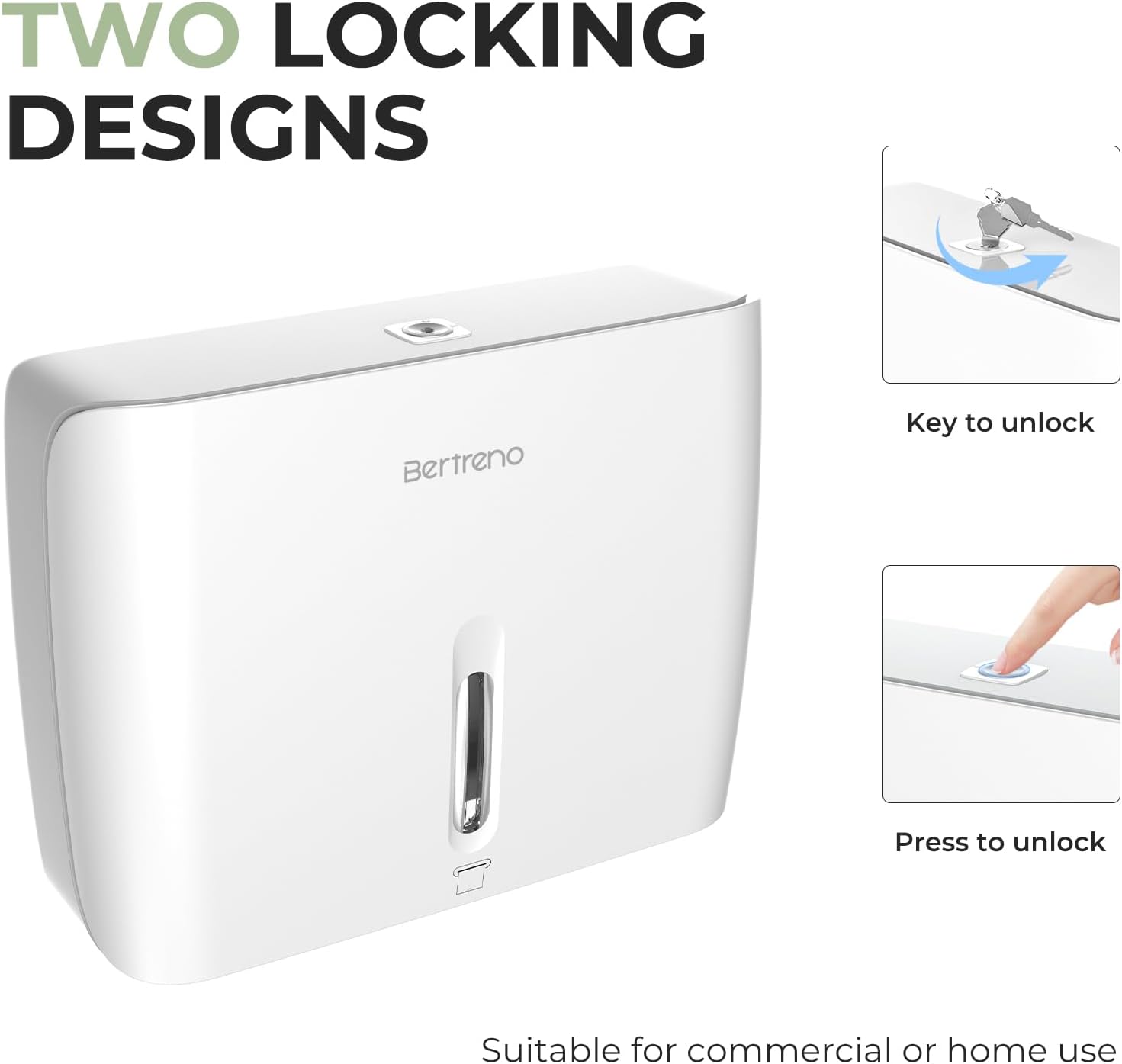 Bertreno Commercial Paper Towel Dispenser
