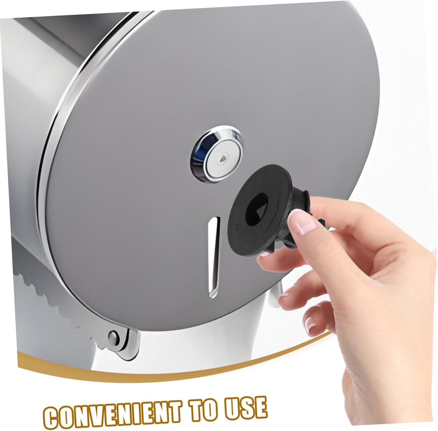 MUCKLILY Multi-Function Paper Dispenser Lock 2 Pack
