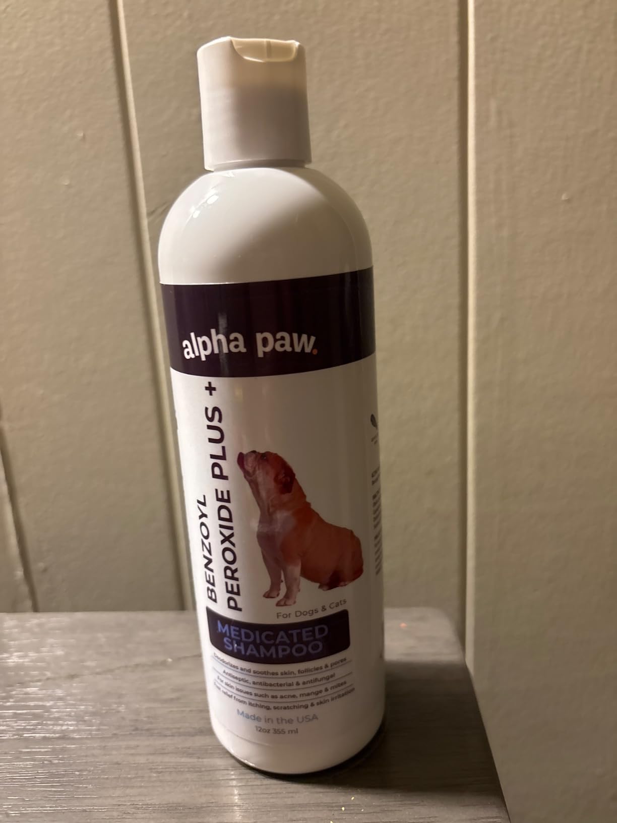 Smiling Paws Benzoyl Plus Shampoo For Dogs Antibacterial