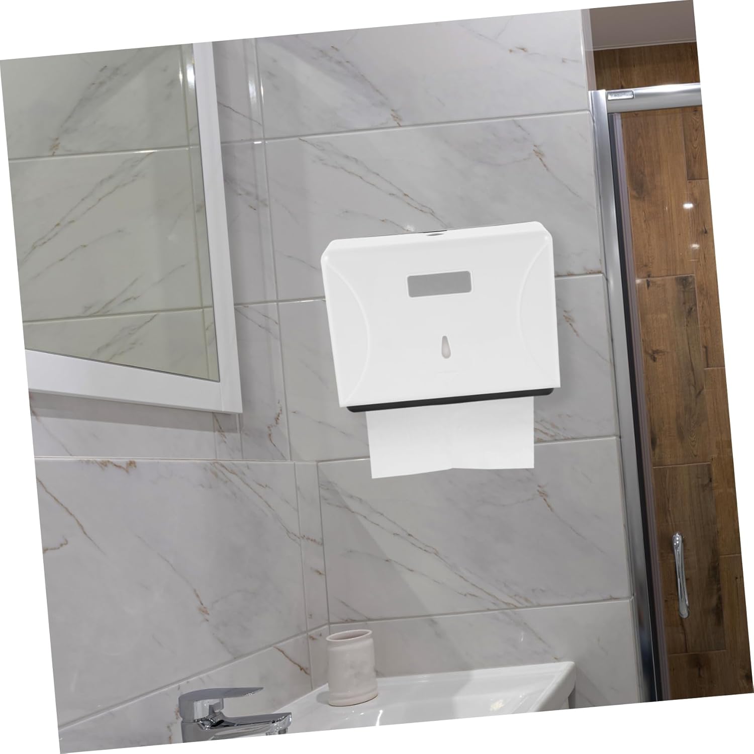 Elegant Touchless Wall-Mounted Tissue Box