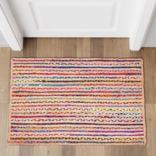 Hausattire Braided Area Rug 24x36 - Multi Color 1