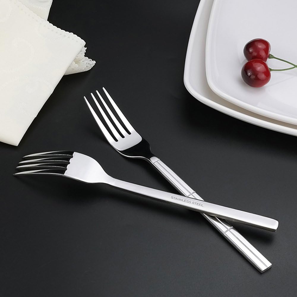 Lesbin 12-Piece Stainless Steel Dinner Forks 797-Inch
