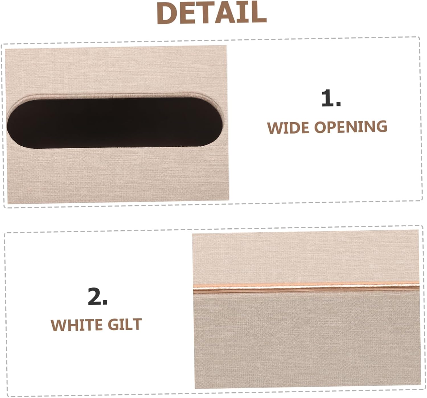 Elegant Leather Napkin Dispenser for Car Home Office Use