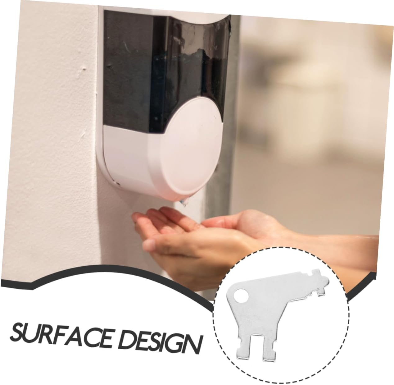 SAFIGLE 5-Piece Toilet Tissue Dispenser Key Set