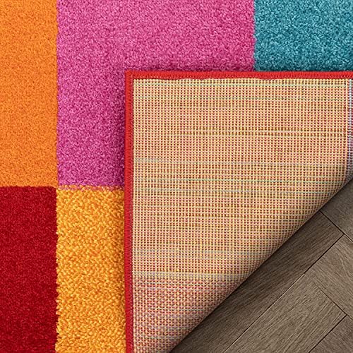 Well Woven Multi Geometric Area Rug 23 x 73 1