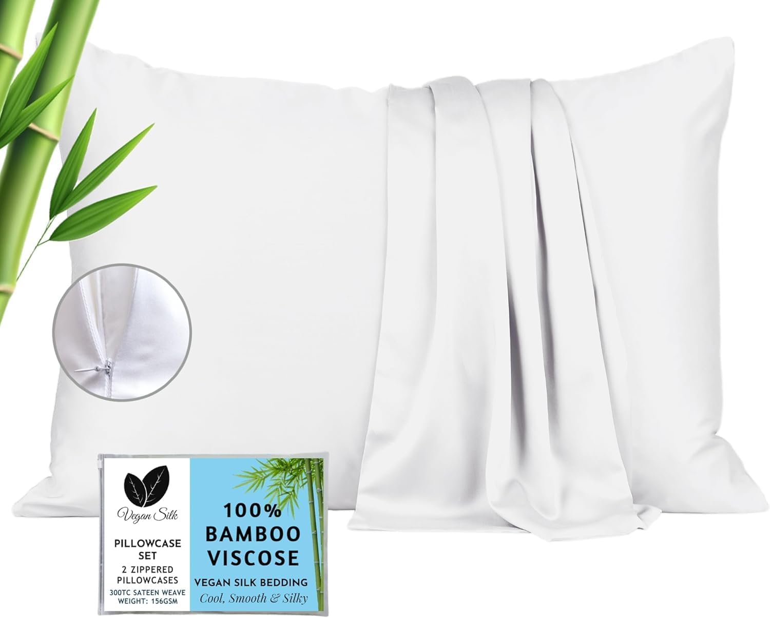 100% Viscose Bamboo Cooling Pillowcases