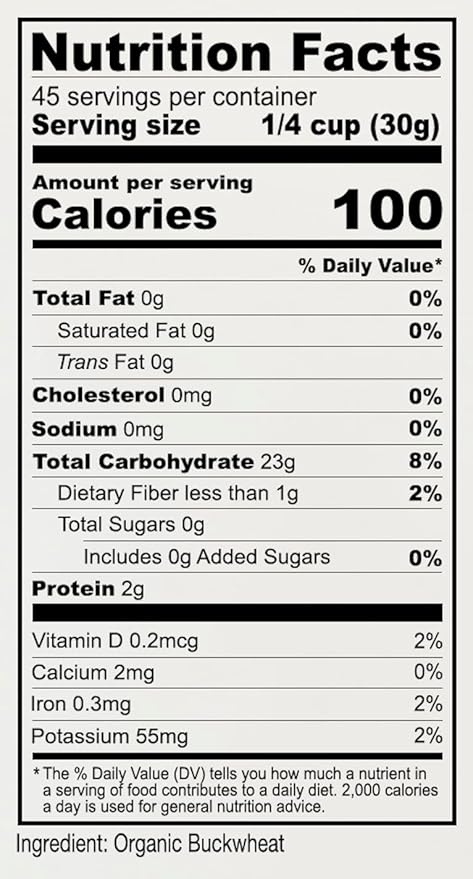 This 3 lb bag of Anthony's Organic Buckwheat Flour is perfect for creating delicious and nutritious recipes such as pancakes, breads, cookies, and more. Not only is this flour organic and gluten-free, but it also contains no additives or preservatives, ensuring a pure and wholesome product.