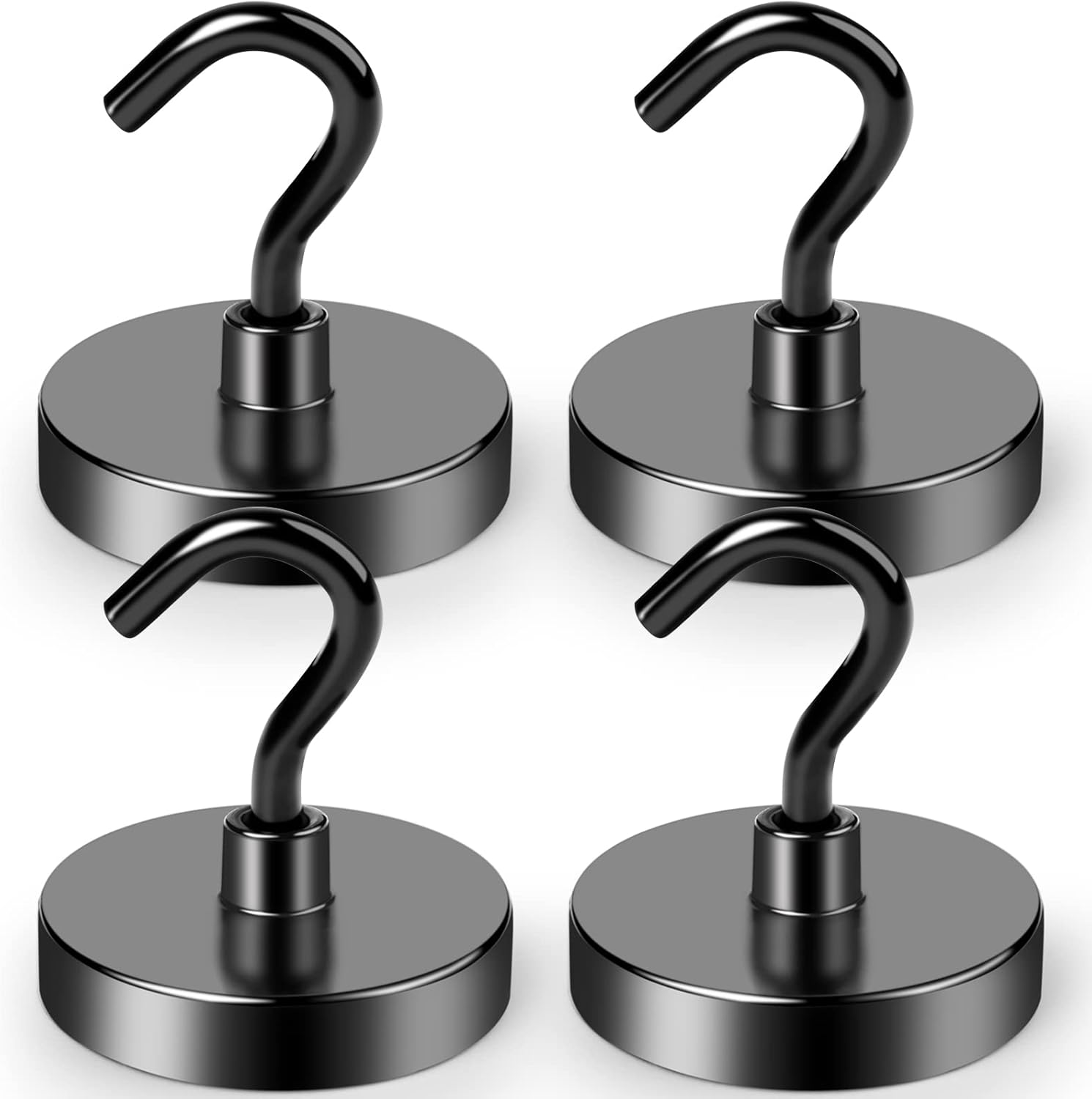 LOVIMAG Black Magnetic Hooks 110lbs Multi-Purpose
