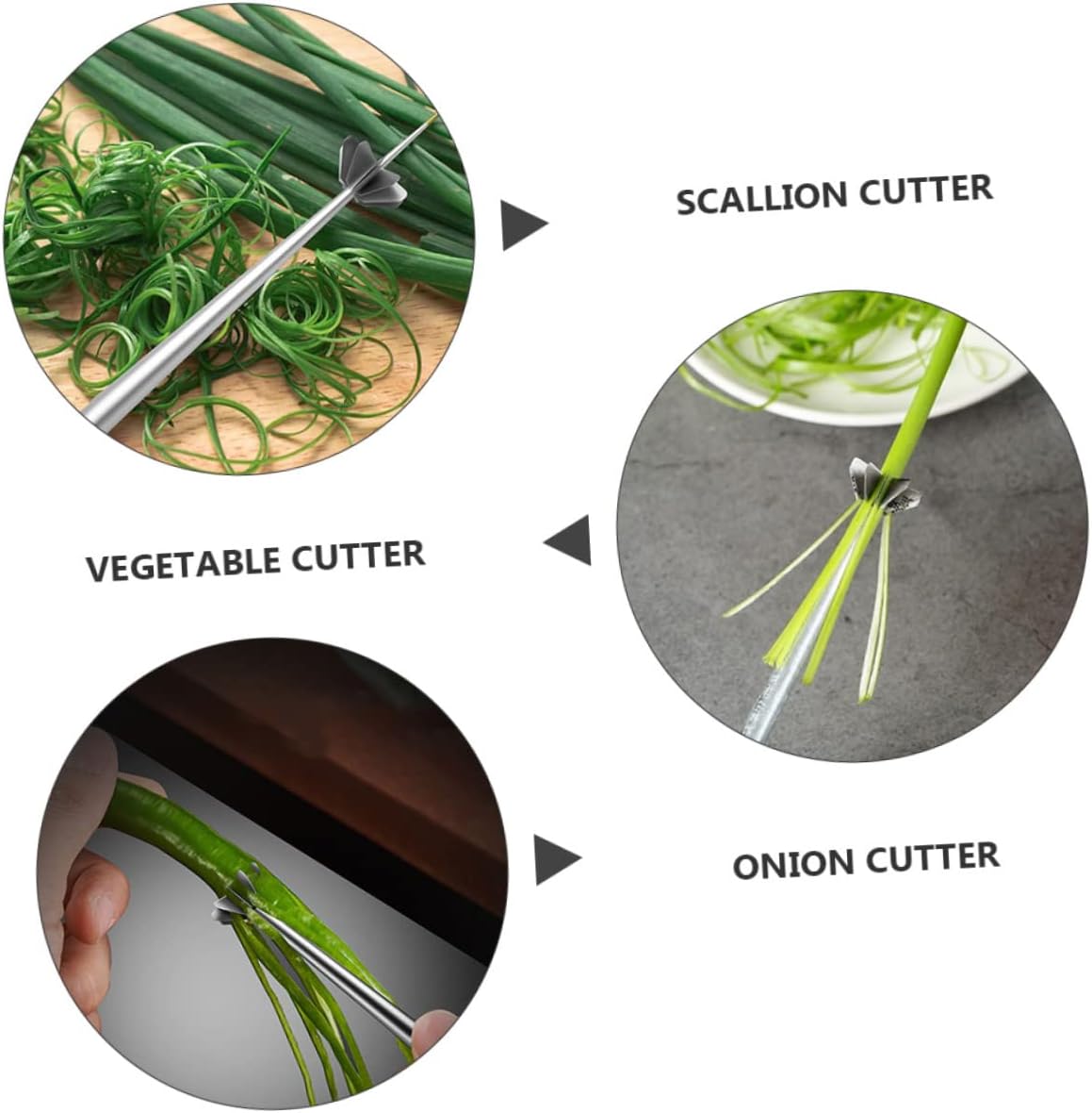 Scallion Slicer 1pc Green Onion and Scallion Tool Portable Kitchen Essential