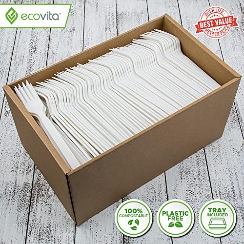 Ecovita Eco-Friendly Compostable Forks