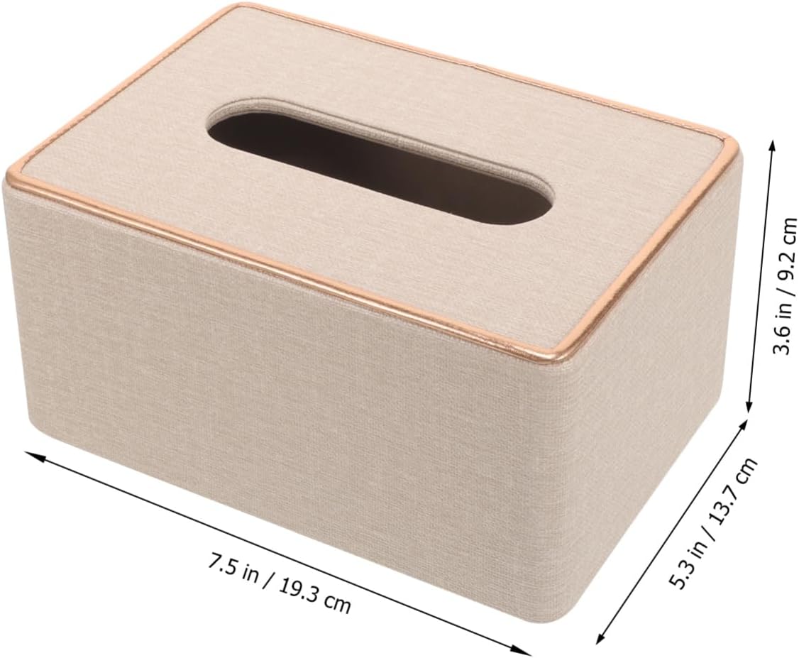Elegant Leather Tissue Holder