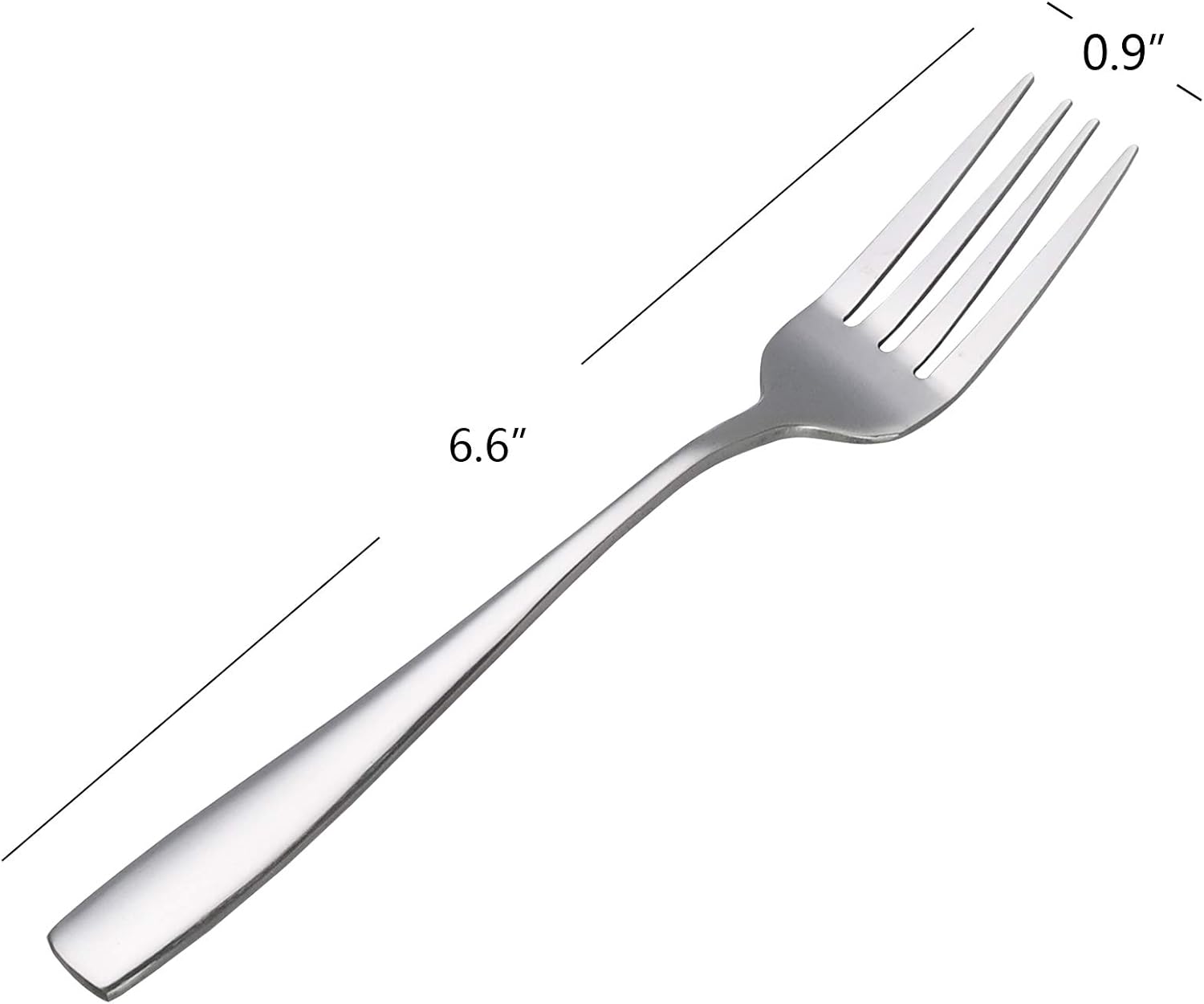 Stainless Steel Dessert Fork Set 12-Piece Regressor Set