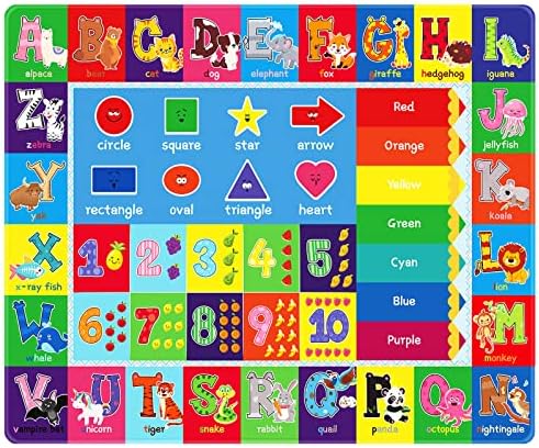 Kentaly Baby Play Mat Educational Rug for Kids Room