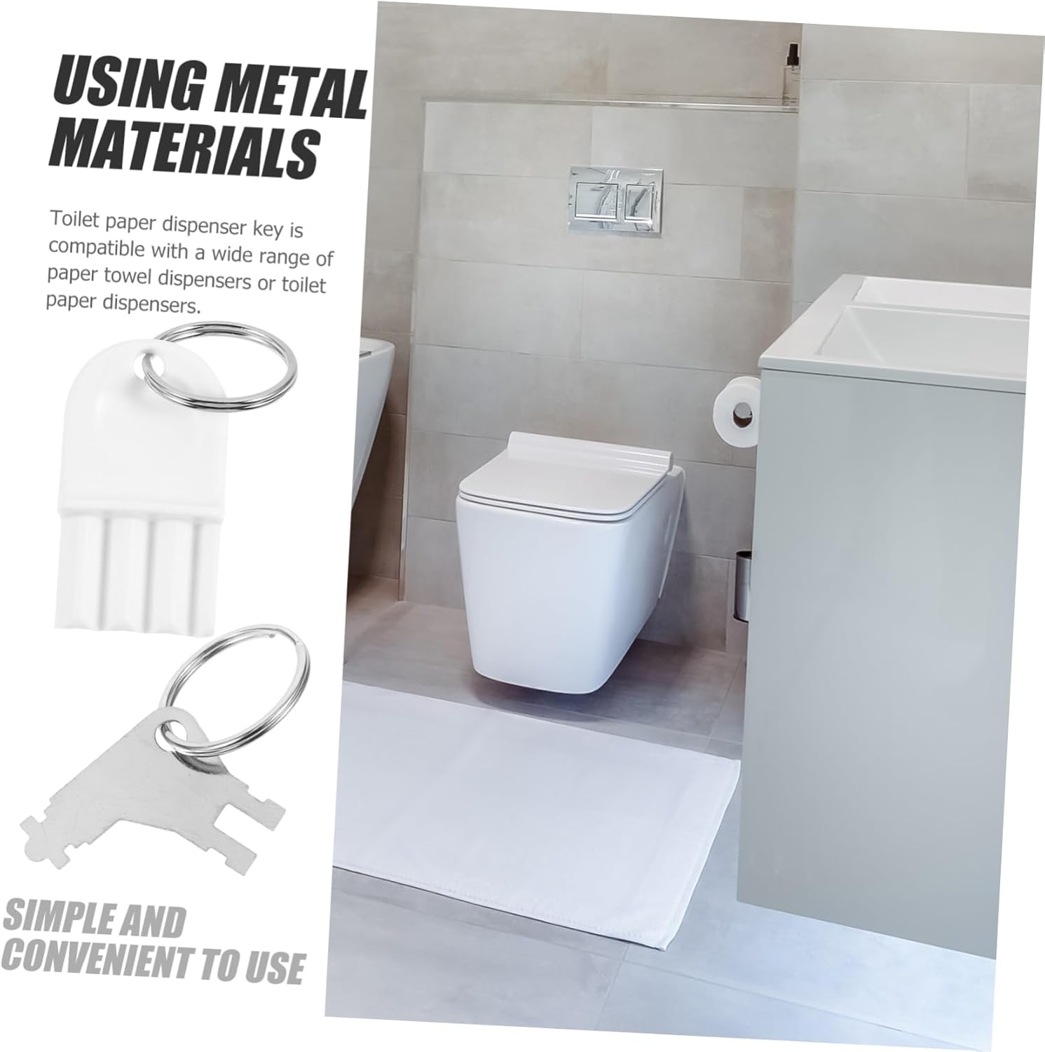 Durable Stylish Commercial Paper Towel Dispenser Key Replacement Set